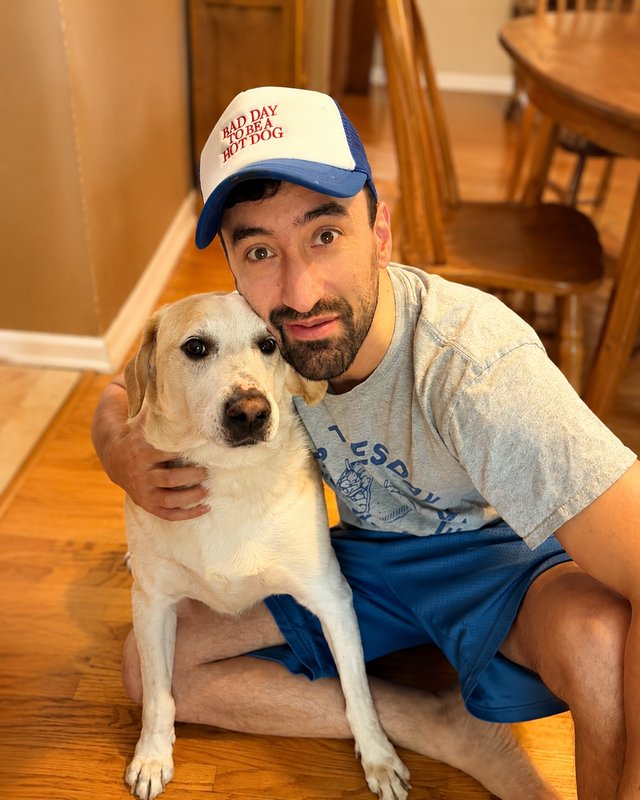 Josh and his dog